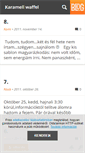 Mobile Screenshot of karamellwaffel.blog.hu