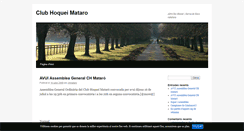 Desktop Screenshot of chmataro.blog.cat