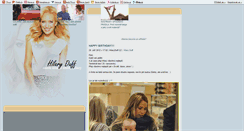 Desktop Screenshot of hilaryduff-cz.blog.cz