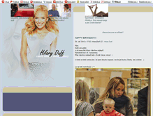 Tablet Screenshot of hilaryduff-cz.blog.cz