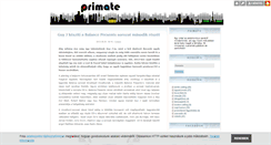 Desktop Screenshot of primate.blog.hu