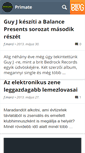 Mobile Screenshot of primate.blog.hu