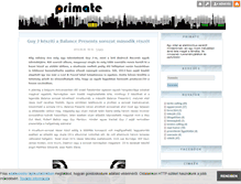 Tablet Screenshot of primate.blog.hu