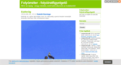 Desktop Screenshot of folyometer.blog.hu