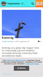 Mobile Screenshot of folyometer.blog.hu