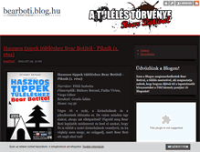 Tablet Screenshot of bearboti.blog.hu