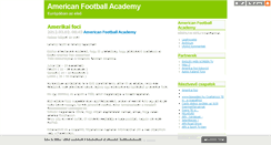 Desktop Screenshot of americanfootballacademy.blog.hu