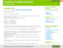 Tablet Screenshot of americanfootballacademy.blog.hu