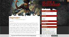 Desktop Screenshot of aliceagodorben.blog.hu