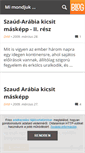 Mobile Screenshot of netalon.blog.hu