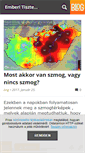 Mobile Screenshot of emberitisztesseg.blog.hu
