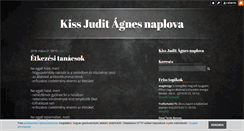 Desktop Screenshot of kissjuditagnes.blog.hu