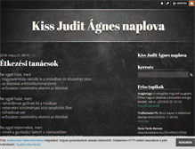 Tablet Screenshot of kissjuditagnes.blog.hu