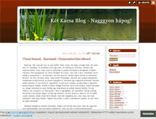 Tablet Screenshot of ketkacsa.blog.hu