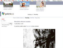 Tablet Screenshot of galerie.blog.cz