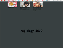 Tablet Screenshot of nej-blogy-2010.blog.cz