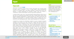 Desktop Screenshot of hiper.blog.hu