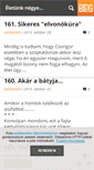 Mobile Screenshot of negyesen.blog.hu