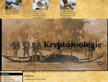 Tablet Screenshot of kryptozoologicky.blog.cz