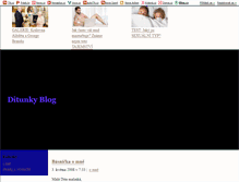 Tablet Screenshot of ditunky.blog.cz