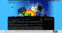 Desktop Screenshot of egyetem-begyetem.blog.hu