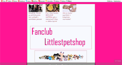 Desktop Screenshot of fanclub-lps.blog.cz