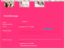 Tablet Screenshot of dominika12345.blog.cz