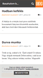 Mobile Screenshot of basahalom.blog.hu