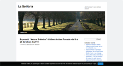 Desktop Screenshot of lasolitaria.blog.cat