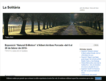 Tablet Screenshot of lasolitaria.blog.cat