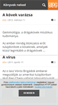 Mobile Screenshot of konyvborze.blog.hu