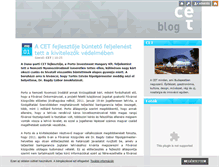 Tablet Screenshot of cet.blog.hu