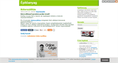 Desktop Screenshot of epitoanyag.blog.hu