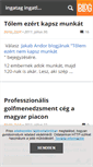 Mobile Screenshot of ingatagingatlan.blog.hu