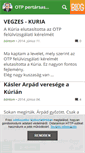 Mobile Screenshot of otppertarsasag.blog.hu