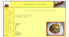 Desktop Screenshot of kastrulek-recepty.blog.cz
