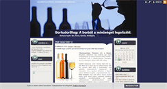 Desktop Screenshot of bortudor.blog.hu