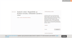 Desktop Screenshot of liveinfo.blog.hu
