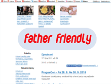 Tablet Screenshot of fatherfriendly.blog.cz