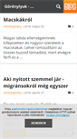 Mobile Screenshot of molnargoreny.blog.hu