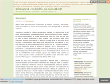 Tablet Screenshot of molnargoreny.blog.hu