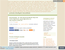 Tablet Screenshot of poloskalehallgato.blog.hu