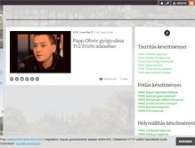Tablet Screenshot of pappoliver.blog.hu