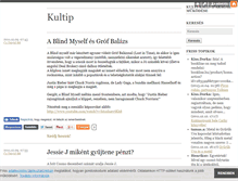 Tablet Screenshot of kultip.blog.hu