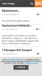 Mobile Screenshot of nanye.blog.hu