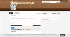 Desktop Screenshot of gasztrokommando.blog.hu