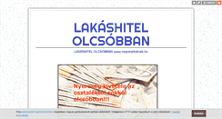 Desktop Screenshot of lakashitel.blog.hu