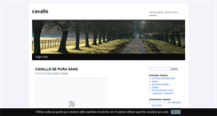 Desktop Screenshot of cavalls.blog.cat