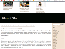 Tablet Screenshot of dulezitefilmy.blog.cz