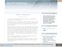 Tablet Screenshot of laciii79.blog.hu